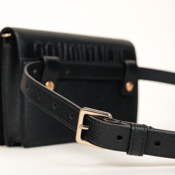 Christian Dior 30 Montaigne Black Leather 2-in-1 Pouch - Picture 8 of 15